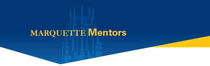 Marquette Mentors email header