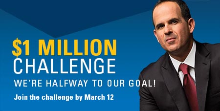 $1 Million Challenge ends March 12