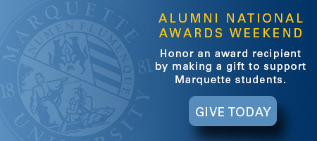 Give in honor of an Alumni National Awards recipient