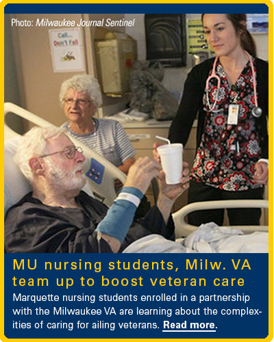 MU Nursing Students Team Up With Milwaukee VA