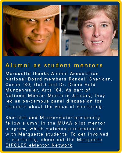 MU Thanks You - Alumni as Mentors