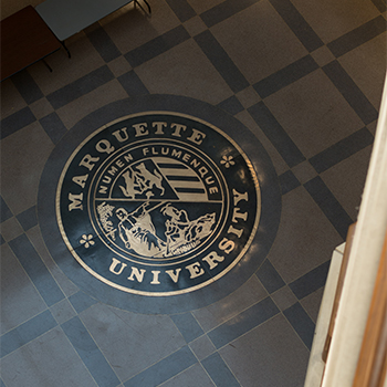 Marquette University floor graphic