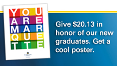 Give Marquette Poster