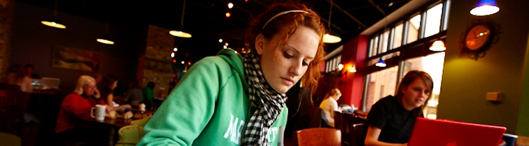 Students in the Brew Bayou