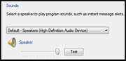 set up sound