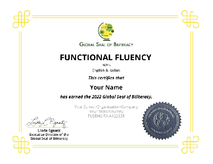 functional fluency certificate