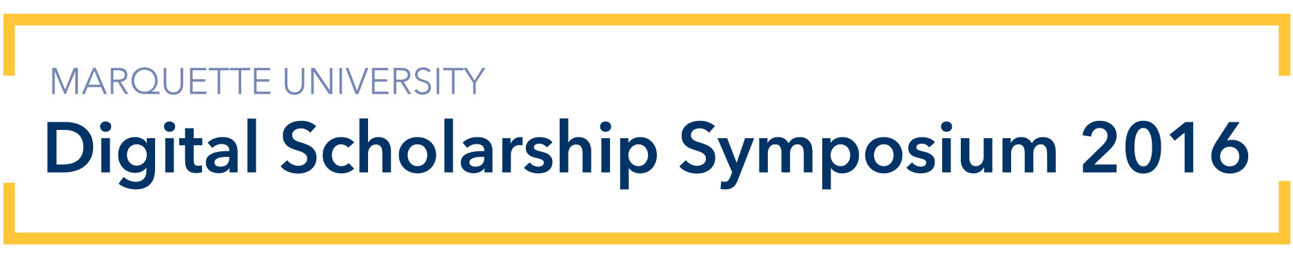 Digital Scholarship Symposium 2016