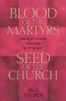 Book cover illustration from: Blood of the Martyrs, Seed of the Church
