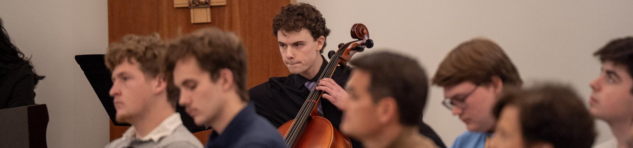 Instrumentalist from Liturgical Choir Concert