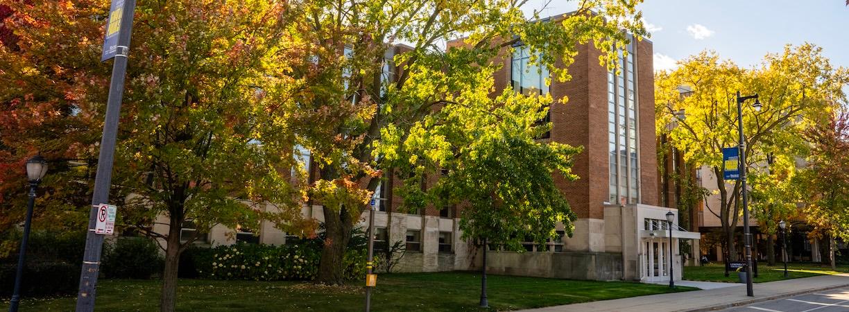 exterior building view of the Lemonis Center