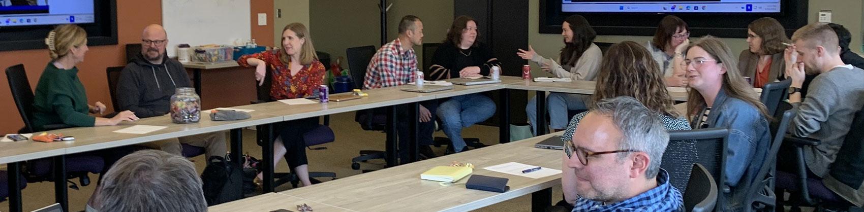 Curated training sessions support faculty new to Marquette, teaching assistants, participating faculty, and tenure stream faculty. 