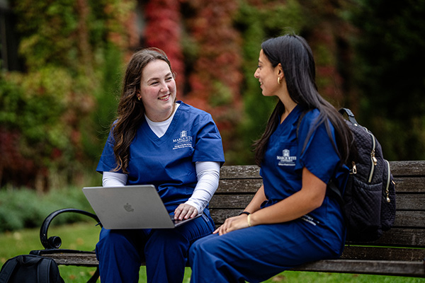 Health Sciences studying outside