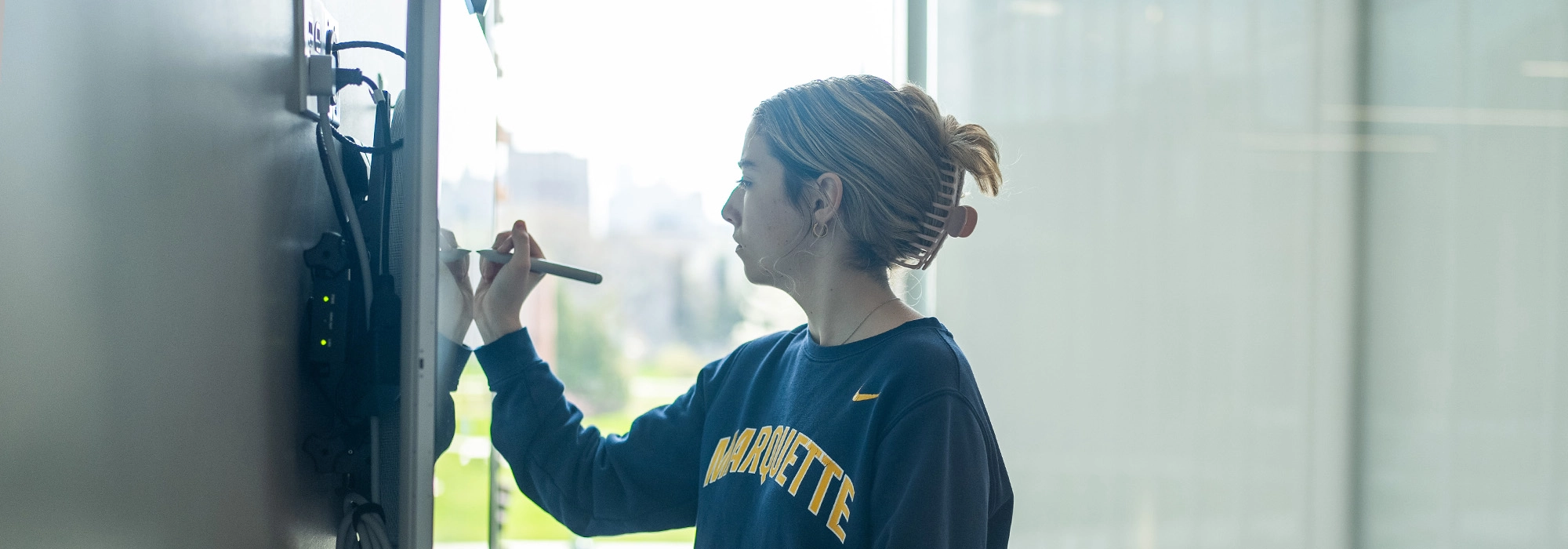 Students studying