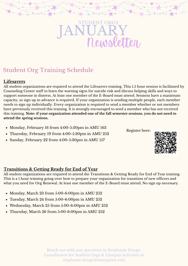 jan newsletter