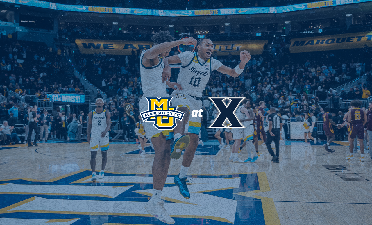marquette basketball at xavier pregame reception