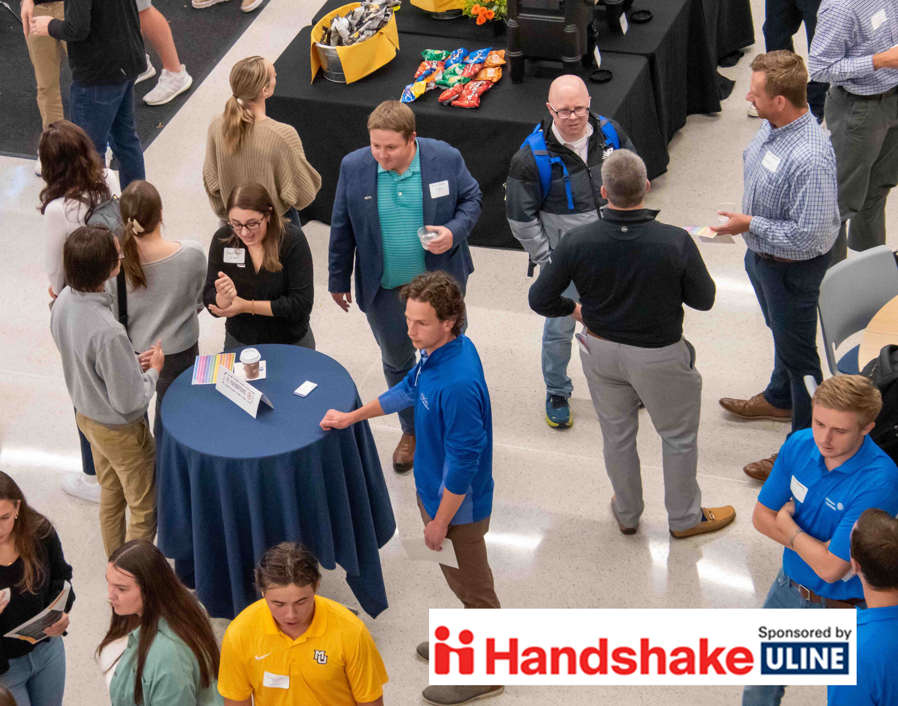 marquette career network handshake