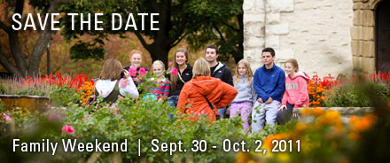 Save the date for Family Weekend