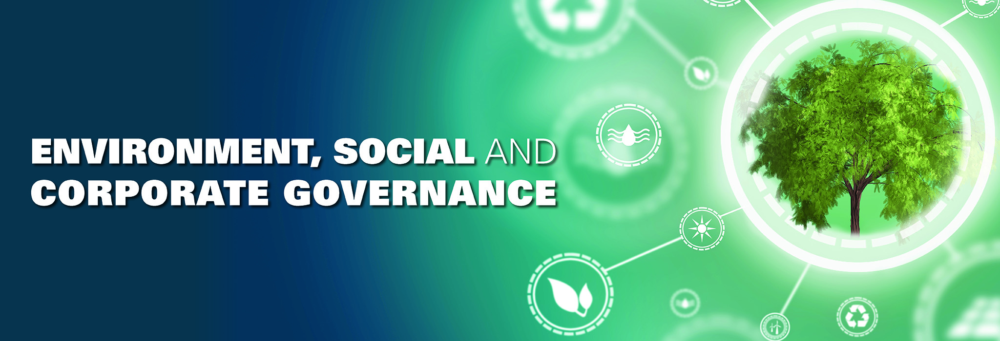 Environmental, social, corporate governance banner