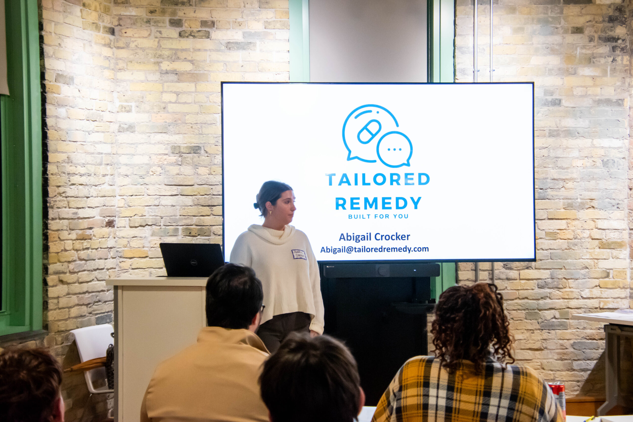 Student Abigail Crocker started a medtech business called Tailored Remedy