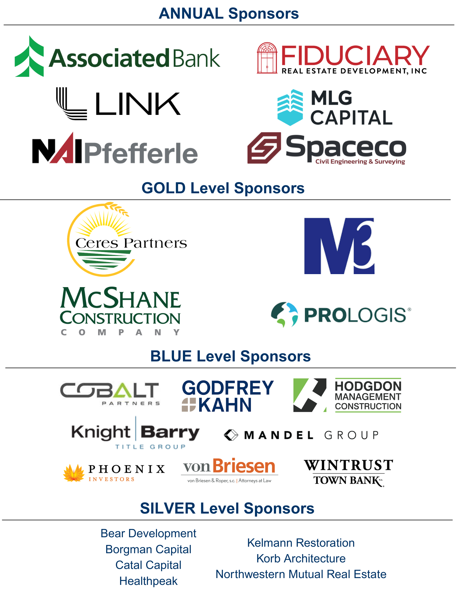 sponsors