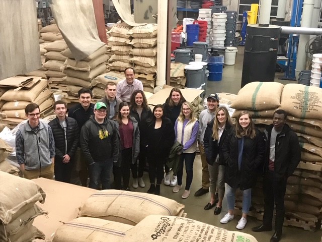 Supply Chain club touring Collectivo Coffee