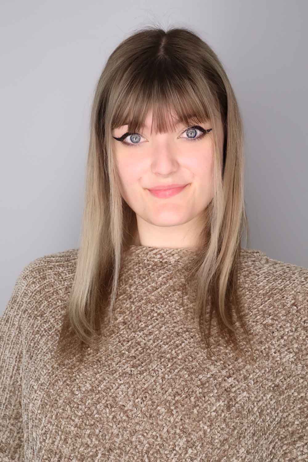 Cassidy O'Neil poses for a professional headshot