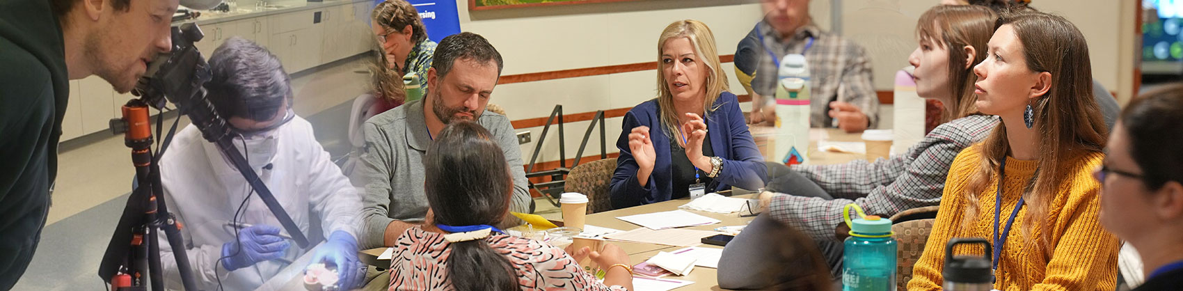Teacher and students in classroom