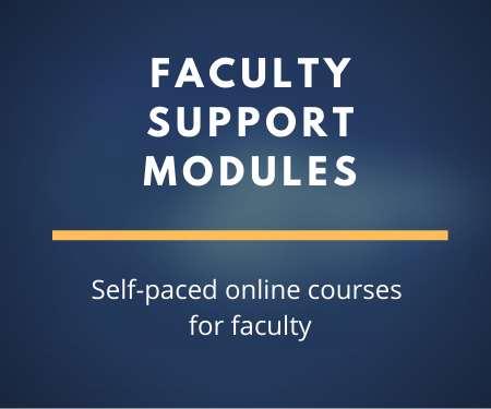 image to faculty support modules