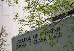 North facade of Clark Hall