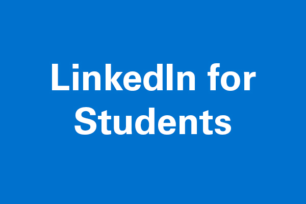 LinkedIn for Students Graphic