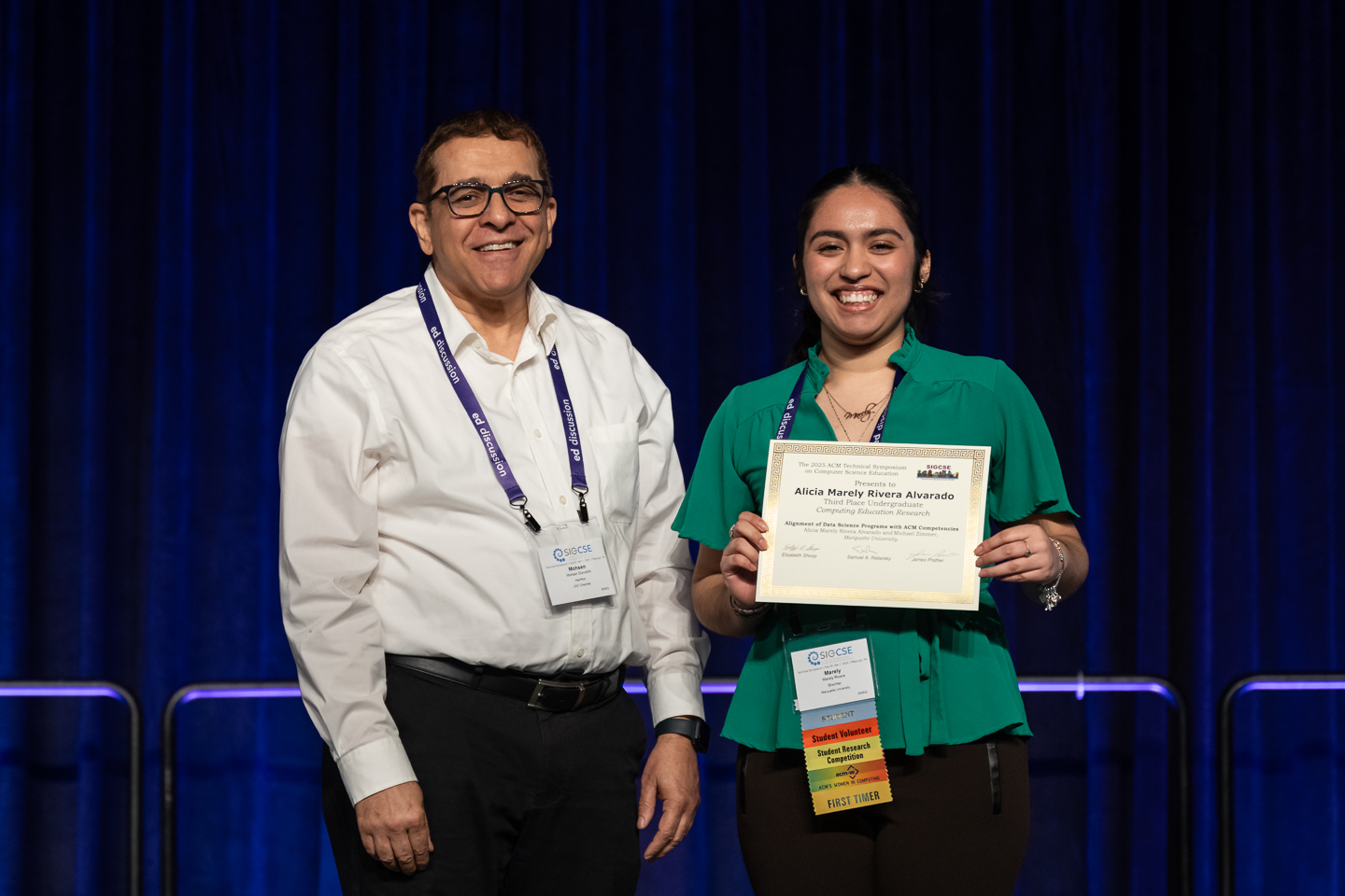 Marely Rivera SIGCSE 2025 Undergraudate Research Competition