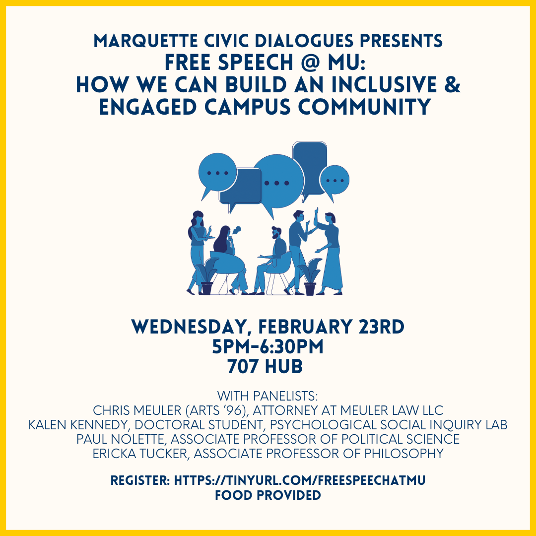 Marquette Civic Dialogues on Free Speech