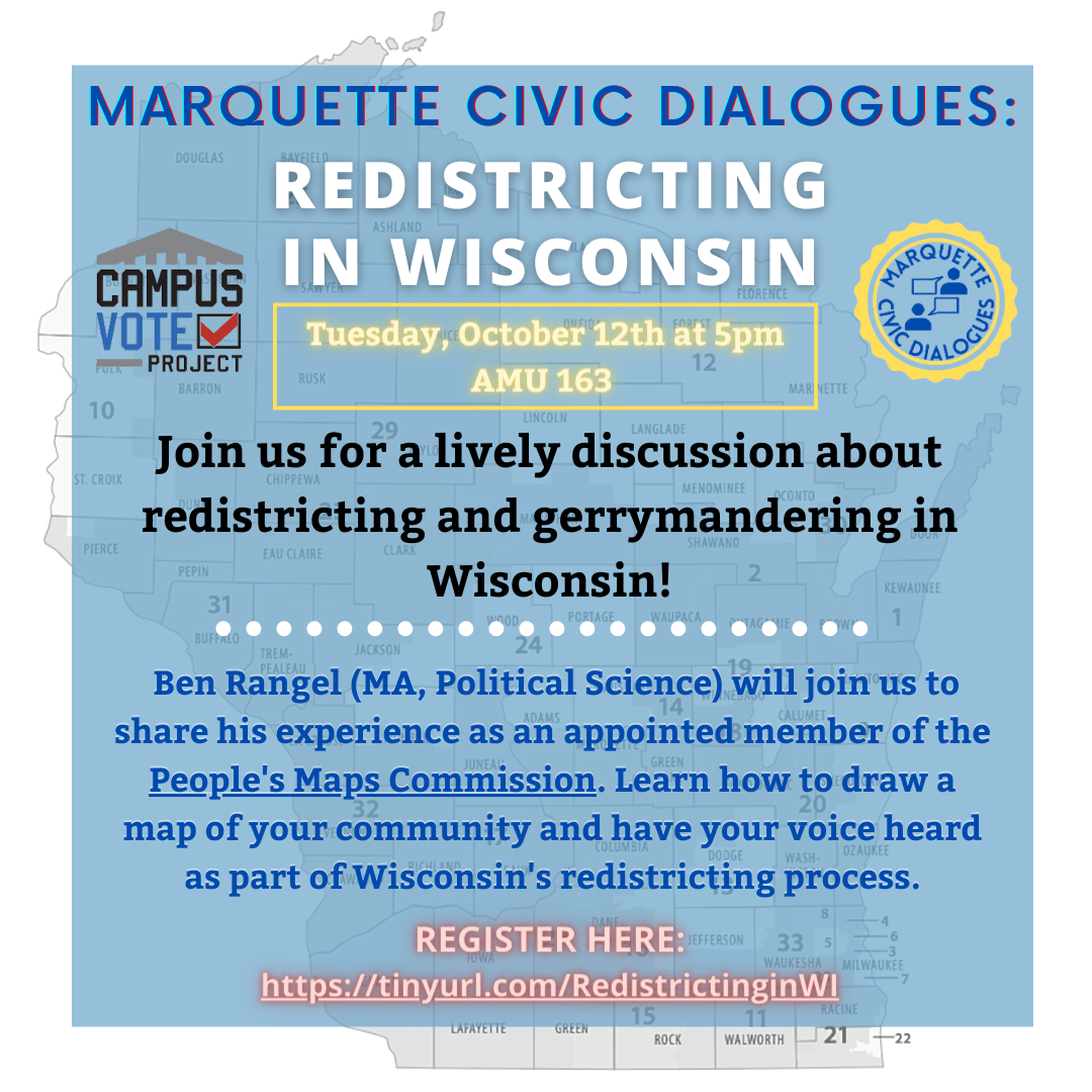 Marquette Civic Dialogues Dinner on Redistricting
