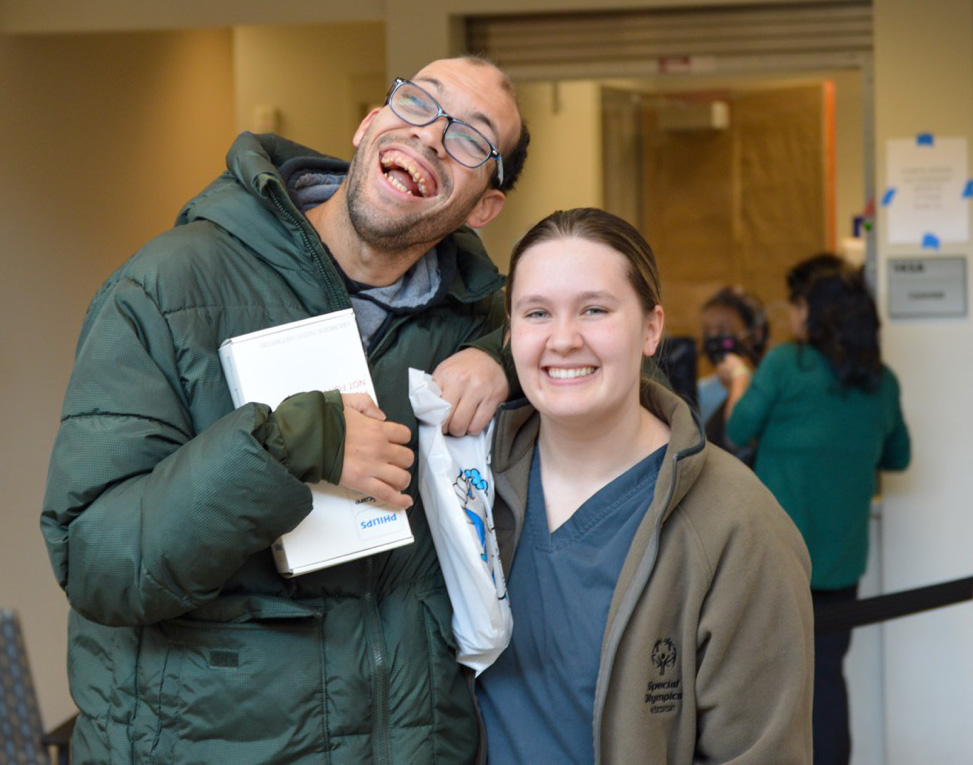 Patient with student