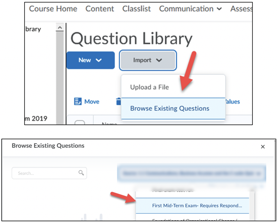 add questions to library
