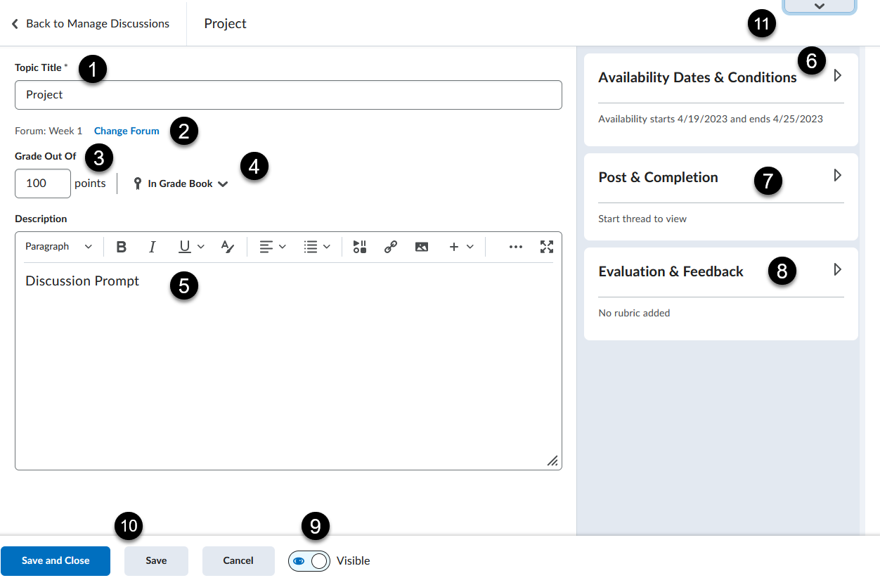 Build a Discussion Board // Digital Learning // Marquette University