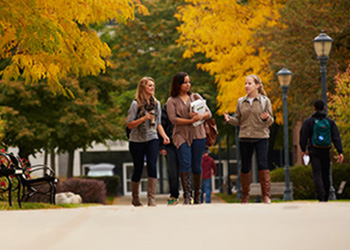 Students on the Marquette University Campus