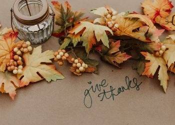 give thanks stock image