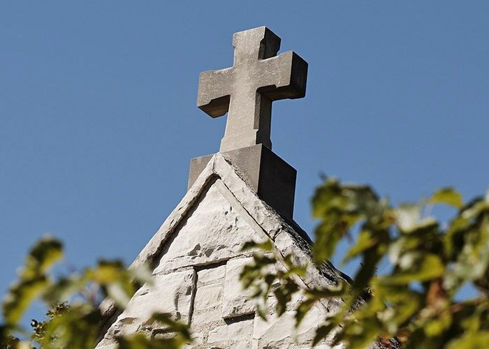 Cross on the St. Joan of Arc Chapel