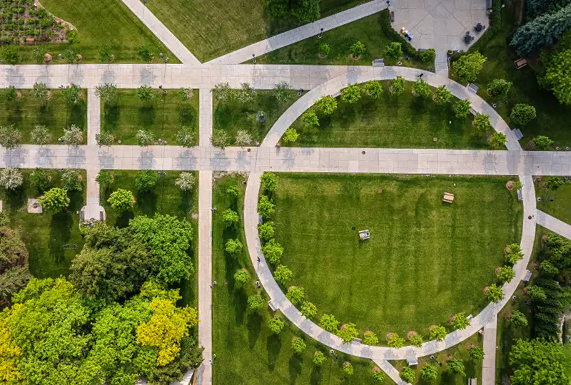 Eckstein Commons aerial