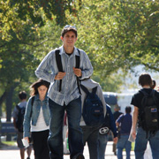 Students on campus