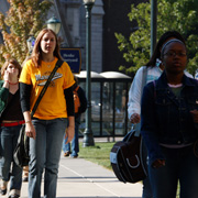 Students on campus
