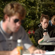 Students on campus