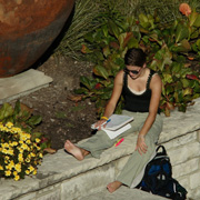 Students on campus