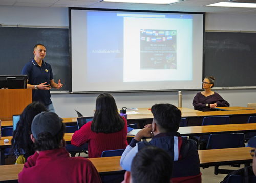 Graduate Student TA teaching class