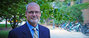 Graduate Program Recruiter Tim Carter in the Brew Cafe
