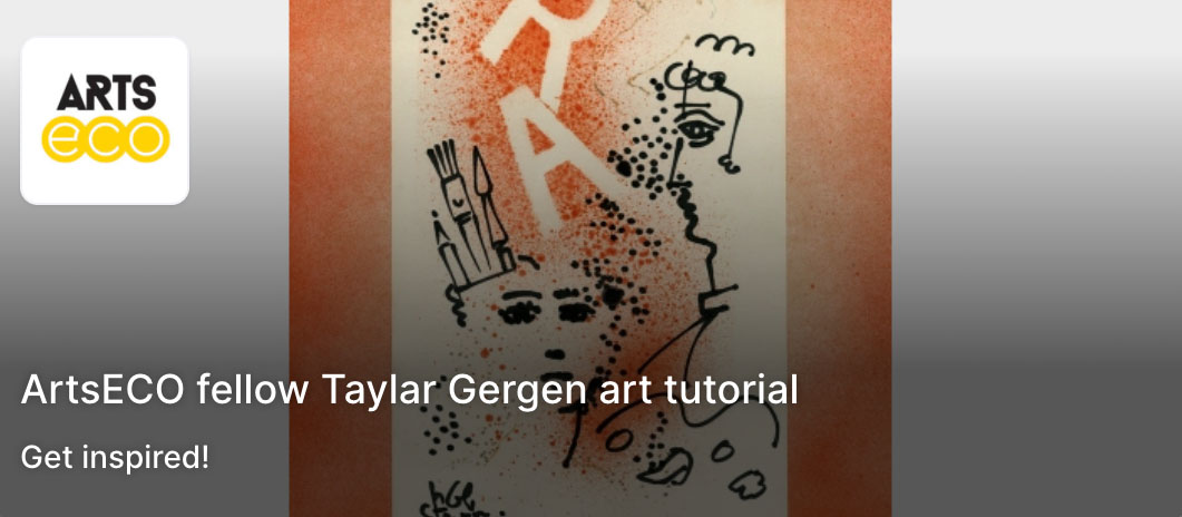 Art tutorial with Taylar Gergen