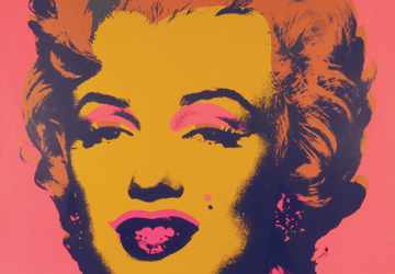 an image of Andy Warhol's Marilyn Monroe screenprint