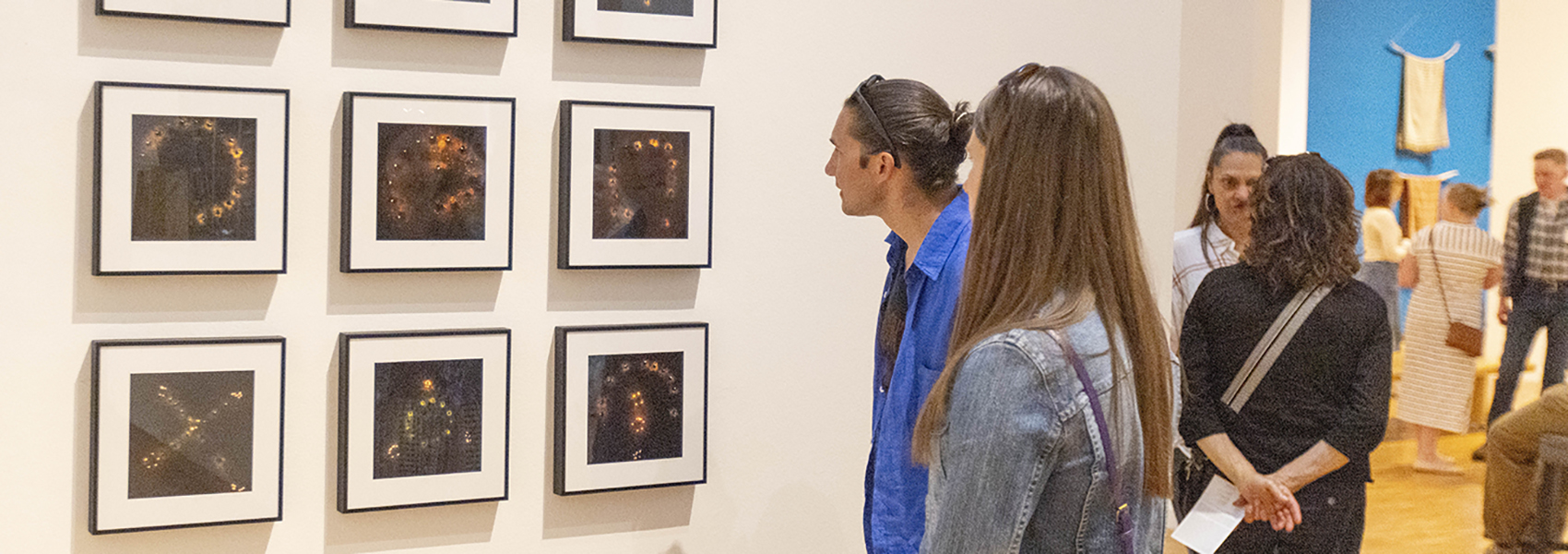 These are photos of exhibitions at the Haggerty Museum of Art at Marquette University.