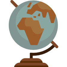 Animated image of a globe.